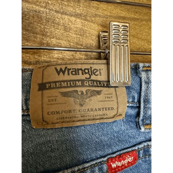 Wrangler Boys Straight‎ Fit Denim Jeans Slim 12 Adjustable Waist - Picture 6 of 6
